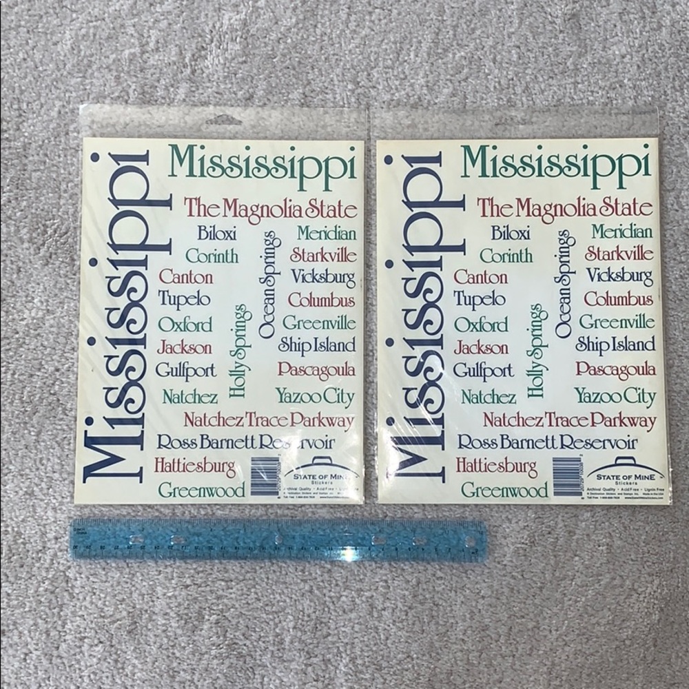 Mississippi stickers